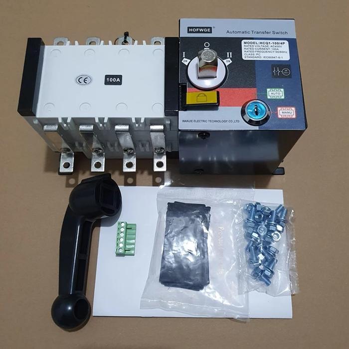 ATS automatic transfer switch 4p 100Ampr