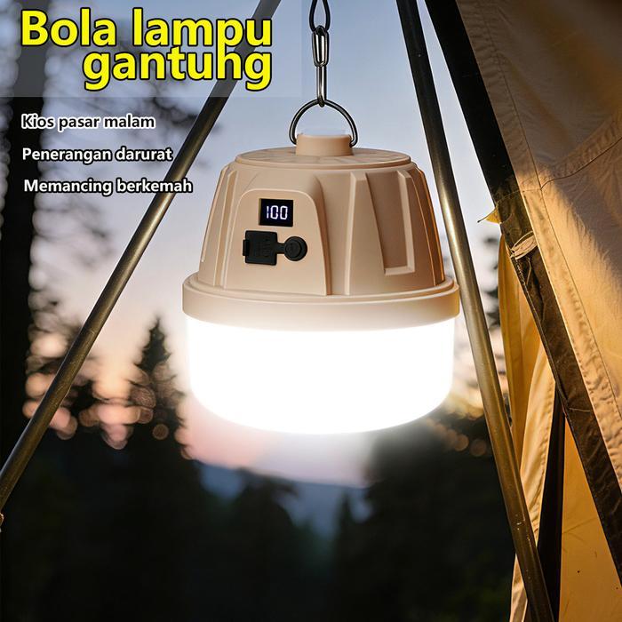 Tnf - Lampu Led Emergency Gantung Rechargeable Usb 300W 500W 800W Hook Super Terang Camping Darurat