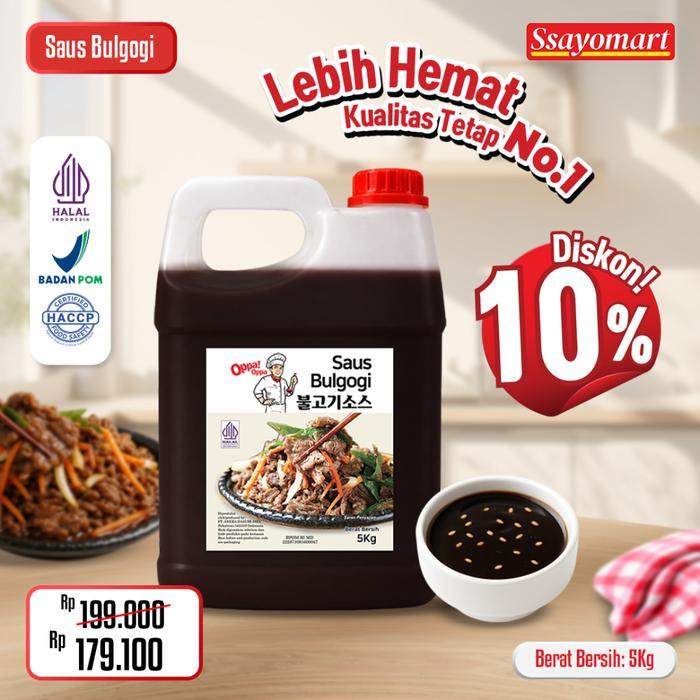 Saus Bulgogi Korea 5 kg Bumbu Marinasi Daging BBQ Steak Halal BPOM