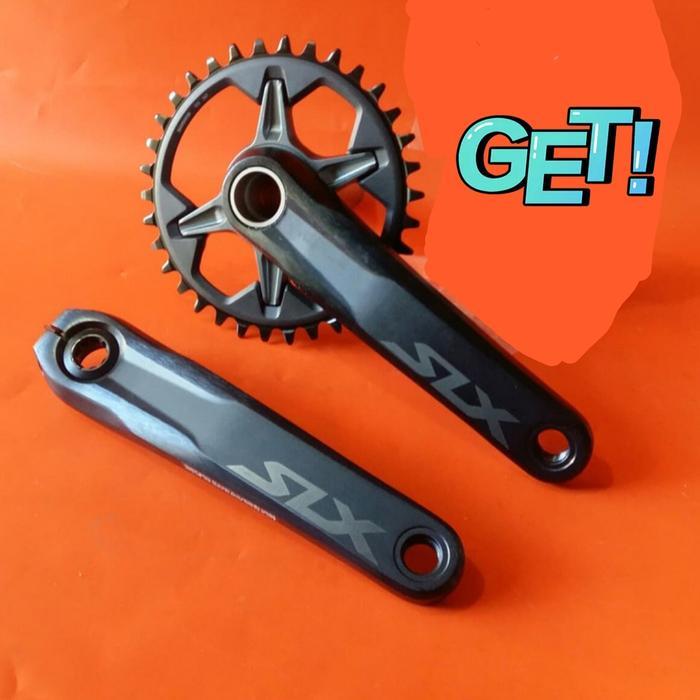 Crank Shimano Slx M7100 Single 34T Tanpa Bb