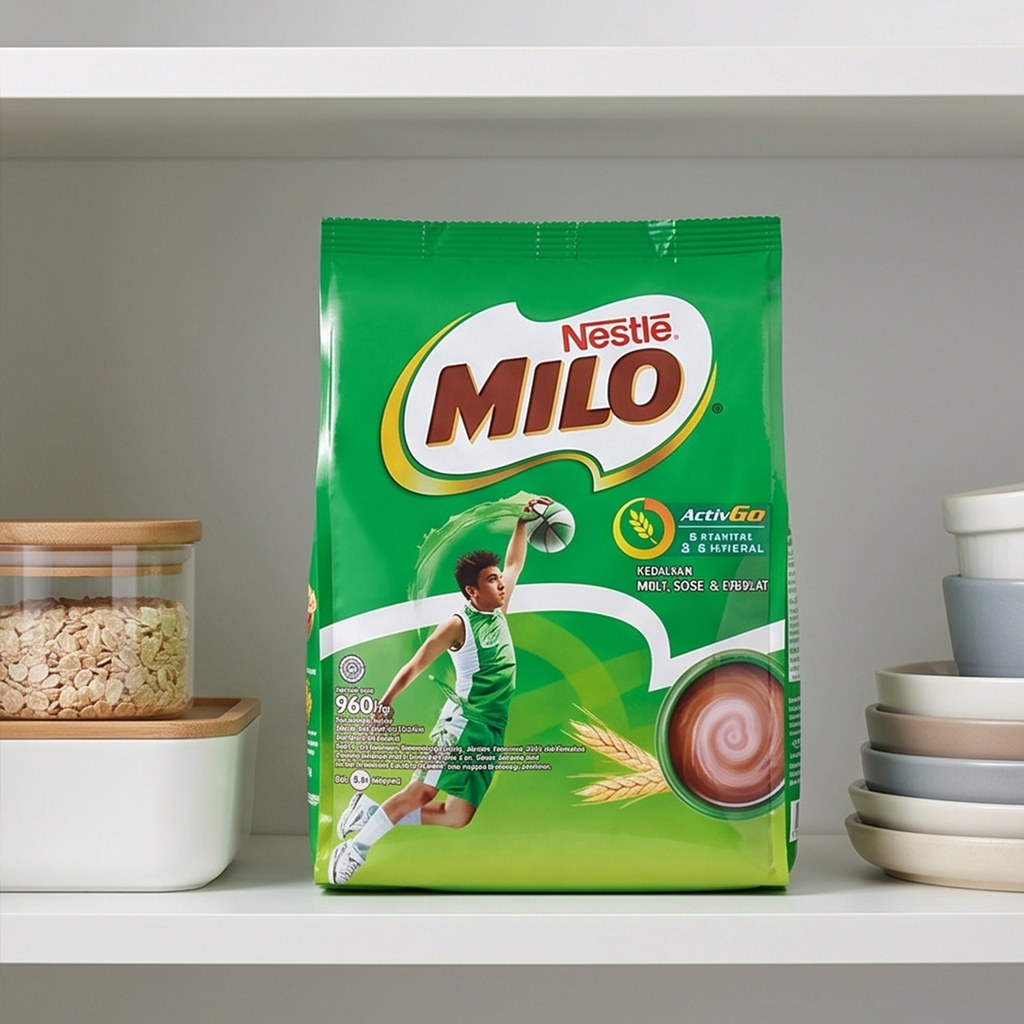 Milo Complete Mix Susu Bubuk Coklat Untuk Minuman & Sarapan 960 Gr