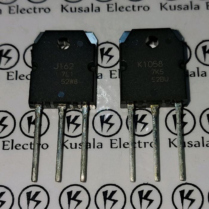 J162 K1058 / Lateral Mosfet 2Sj162 + 2Sk1058 Diskon Sell