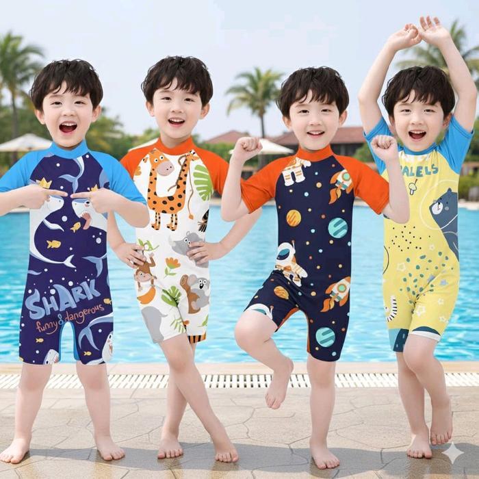 Baju Renang Anak Laki Laki Perempuan 1-8 thn Model Terkini
