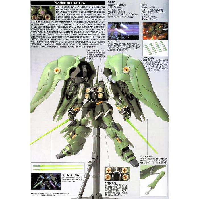 Bandai Gunpla Hg Kshatriya