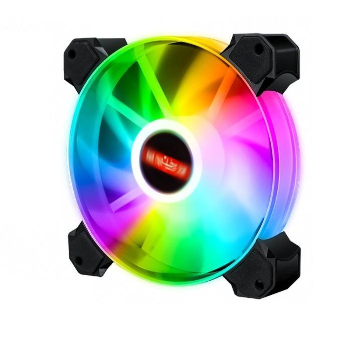 Fan Casing Rgb Fix Led 12Cm 3Pin Pwm + 4Pin Molex Terlaris