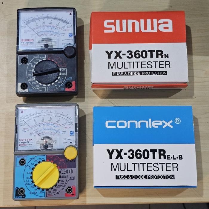 Multitester Sunwa Yx360 Trn Multimeter Connlex Yx360 Avometer Jarum Analog