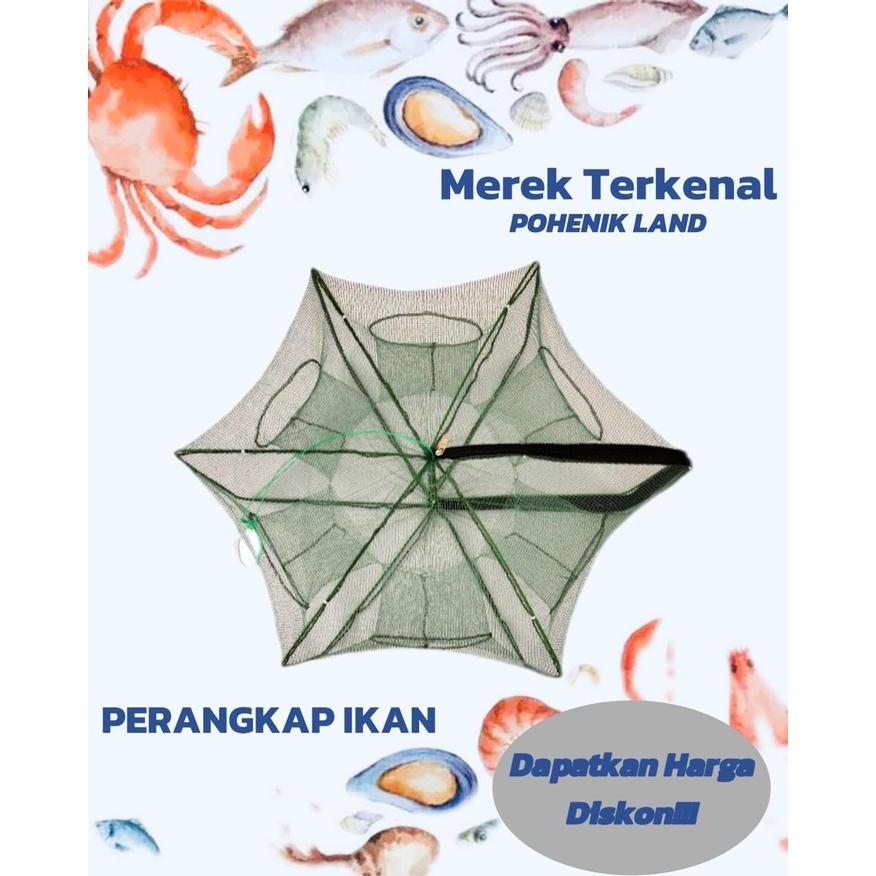 TERMURAH MEREK TERKENAL BUBU PERANGKAP IKAN MURAH BUBU PERANGKAP IKAN 6 8 16 20 LUBANG PERANGKAP