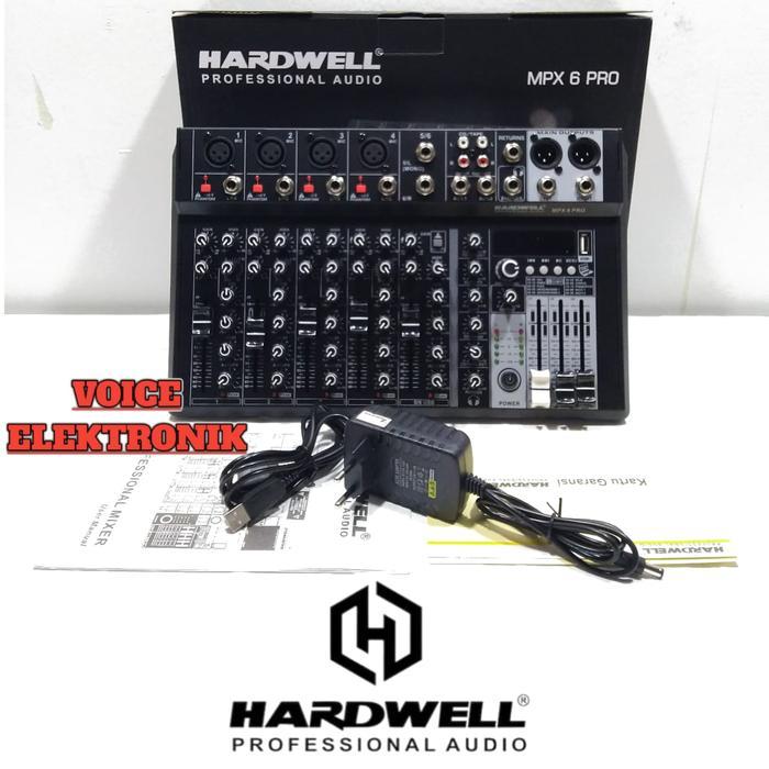 Mixer Hardwell Mpx 6 Pro Bluetooth Mixer 6 Channel