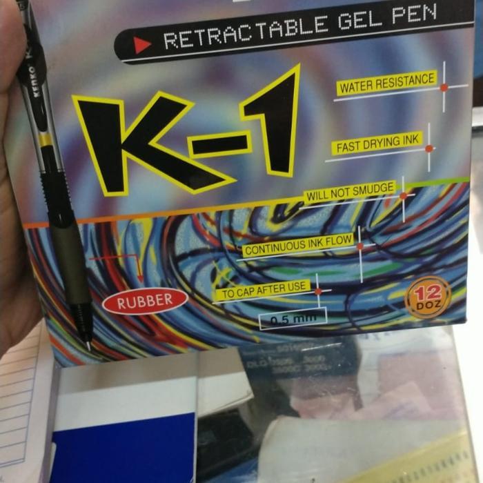 "New" Pen gel kenko K1 / retractable pen gel