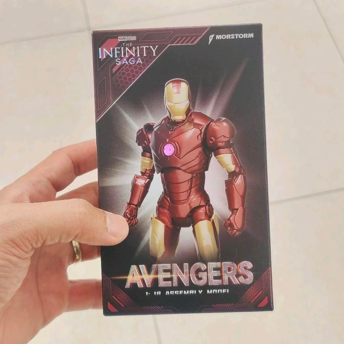 HOT SALE OH SOME MORSTORM FIGURE AVENGERS (11.8CM) IRON SPIDER / IRON MAN MARK 3 / IRON MAN MARK