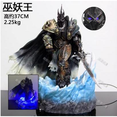 HOT SALE [WITH LED] FIGURE WORLD OF WARCRAFT - ARTHAS / LICH KING BATTLE VER. (37 CM) TERMURAH