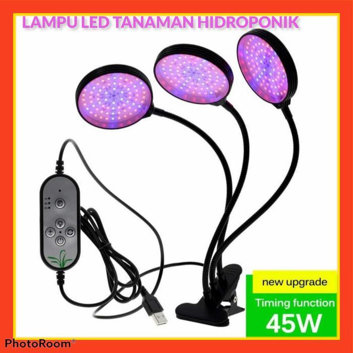 Lampu Hidroponik Uv Ultraviolet Led Tanaman Tumbuhan Bunga Semai Pohon Hias Bonsai Grow Light Indoor