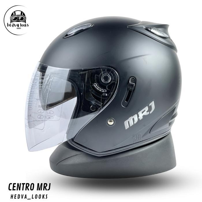 Helm Dewasa Centro Double Visor Merk Mrj Original