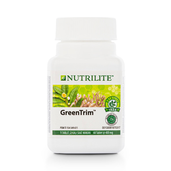 NUTRILITE GREEN TRIM MENGHILANGKAN LEMAK PERUT ORIGINAL AMWAY 60EA