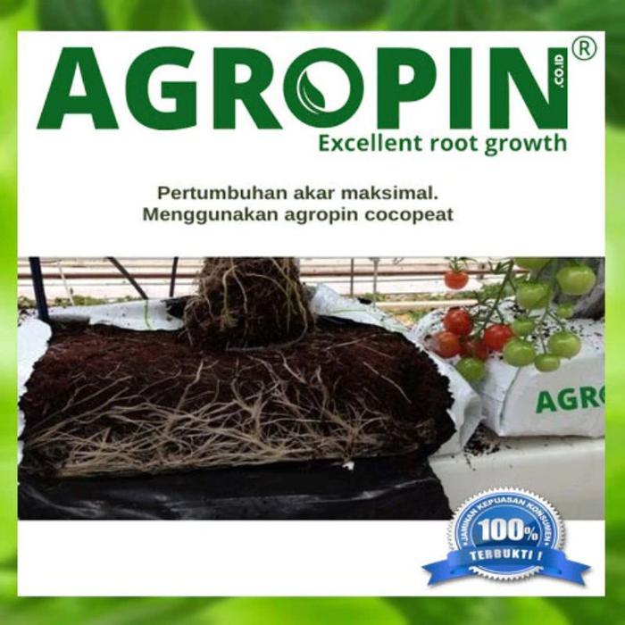 "New" Media Tanam Cocopeat Premium Block 1kg Low EC - Agropin