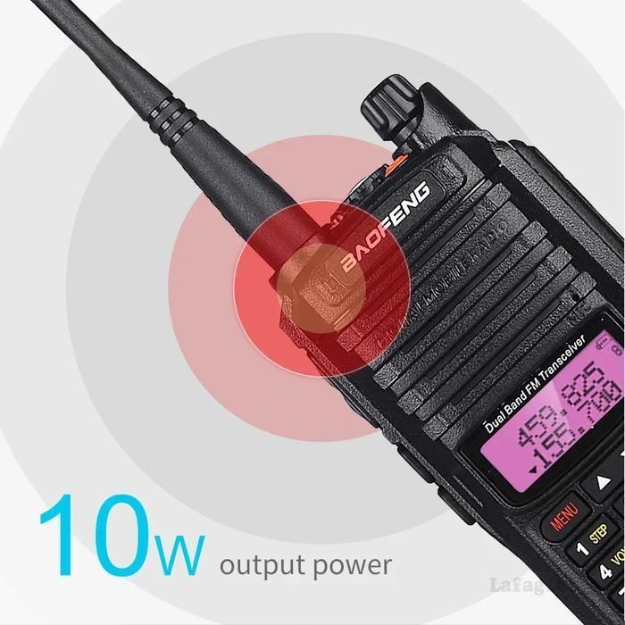 Baofeng UV-9R Plus 15W IP68 Dual Band Waterproof Walkie Talkie 16KM Jarak Jauh Portable HF