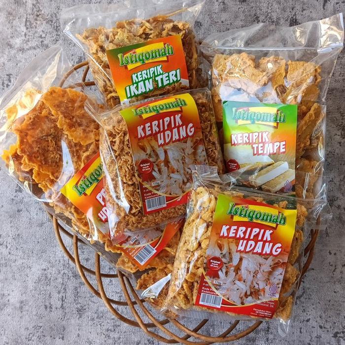 NEW!! Peyek Kacang Hijau Istiqomah 200 Gram Gurih Renyah Original Best Seller