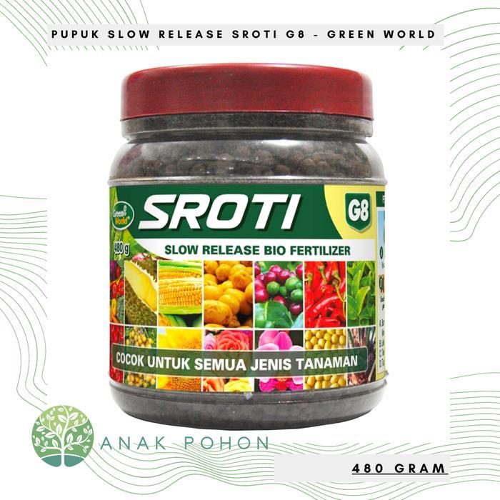Pupuk Organik Slow Release SROTI G8 - Semua Jenis Tanaman - 480 gr