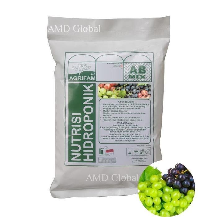 AB Mix Nutrisi Hidroponik Buah Anggur 1 Liter