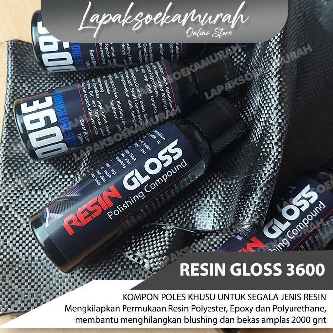 RESIN GLOSS POLISHING COMPOUND KOMPON POLES RESIN KILAP