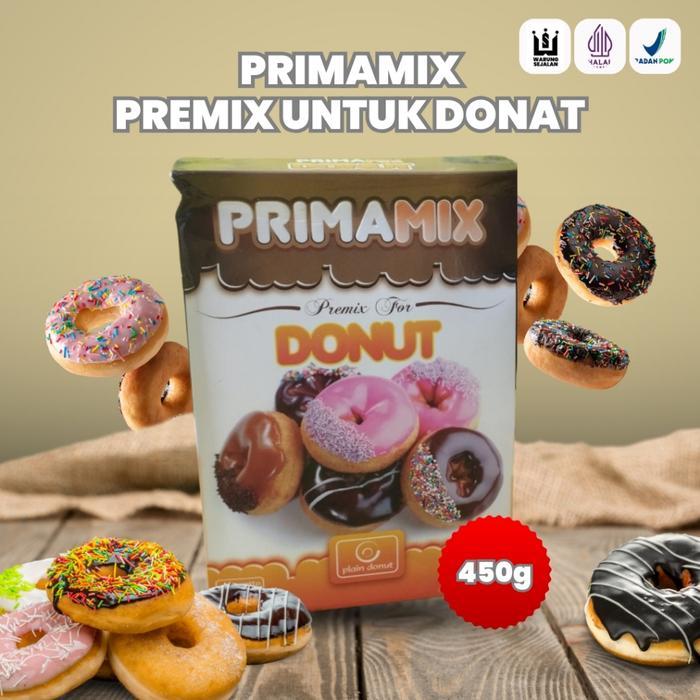 [PROMO GAJIAN SALE] PRIMAMIX Tepung Premix Donat PRIMAMIX - Premix untuk Donat 450 gr Bubuk Baking