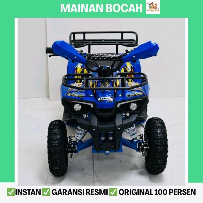 ATV ELEKTRIK LENKA EATV 99 36 VOLT 800 WATT Bisa anak anak dan dewasa - Biru