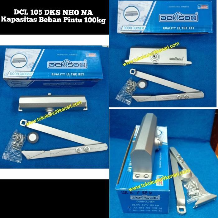 Doorcloser dekson type 105NA silver