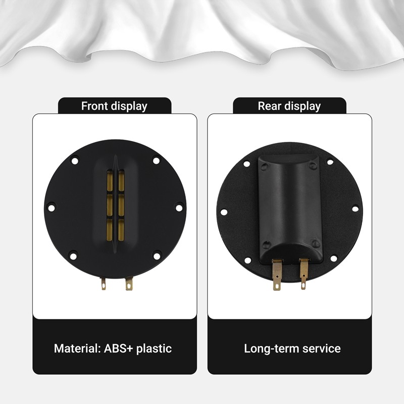 2Pcs Horns 4 Inches Pneumatic Tweeter Aluminum Ribbon Tweeter Ribbon Speaker For Ribbon Tweeter