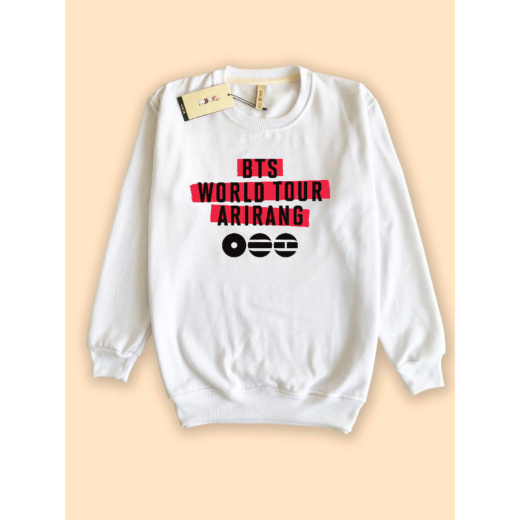 Sweater Sweatshirt BTS World Tour Arirang Logo Official