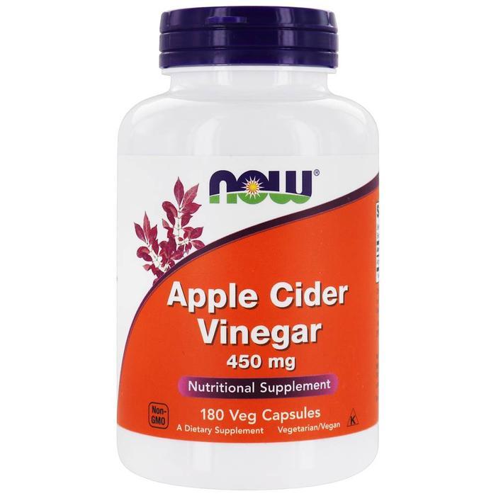 Vitamin Apple Cider Vinegar 450 Mg Now 180 Kapsul Tbk