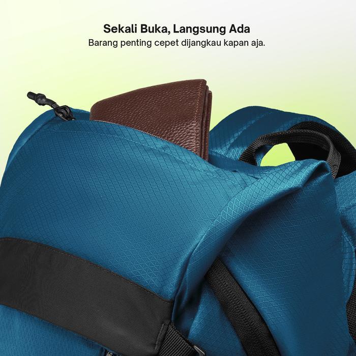 BERGARANSI TORCH Backpack Ishikari 20+2 Liter - Tas Ransel Sekolah Pria