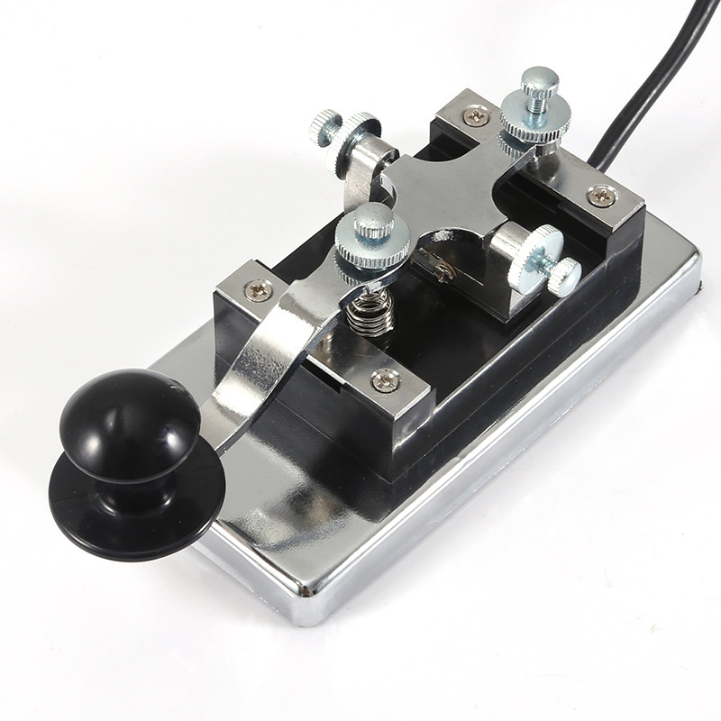 3.5mm Stainless Steel K4 Morse Wrench Set Plug Manual Telegraph Morse Key Handy CW Morse Keyer For