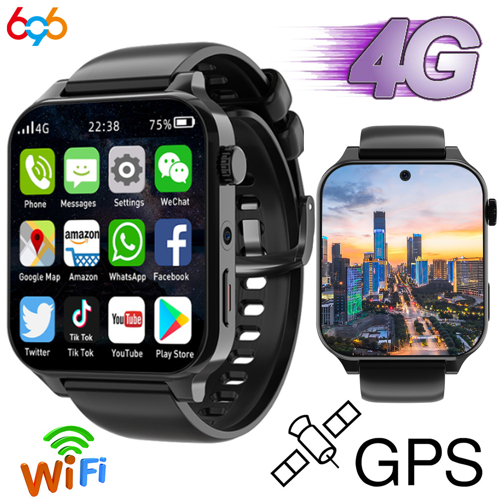 2024 New 1.99 Inch 4G Call RAM 4GB ROM 64GB Smart Watch Dual Camera