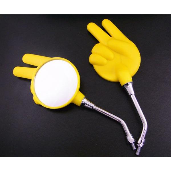Set Spion Kiri Kanan untuk Motor Honda Monkey - Warna Kuning