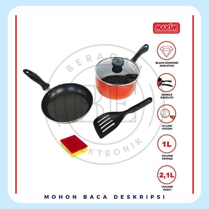 BIG SALE Venice 5 Pcs Set Maxim / Panci Set Peralatan Dapur Maxim Original