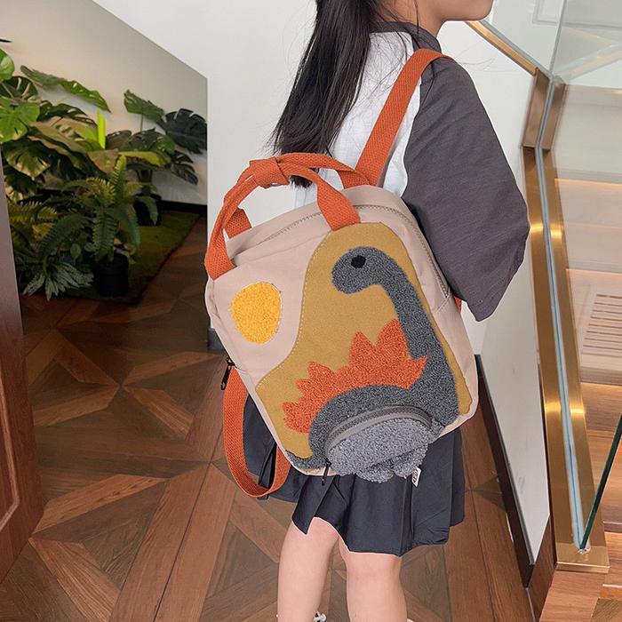 Tas Sekolah Anak Tas Ransel Kartun Dinosaurus Tas Punggung Berkapasitas Besar
