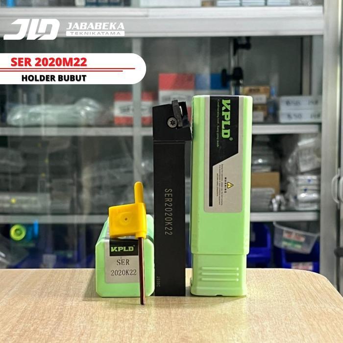 Ser 2020-22 Holder Ulir Gagang Bubut Drat Ulir Luar Insert Er 22 Pisau Bubut Ulir Luar
