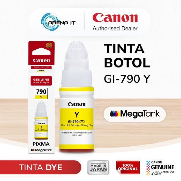 Tinta Original Canon 790 Yellow GI790Y - Tinta Canon G1010 G2010 G3010 G4010