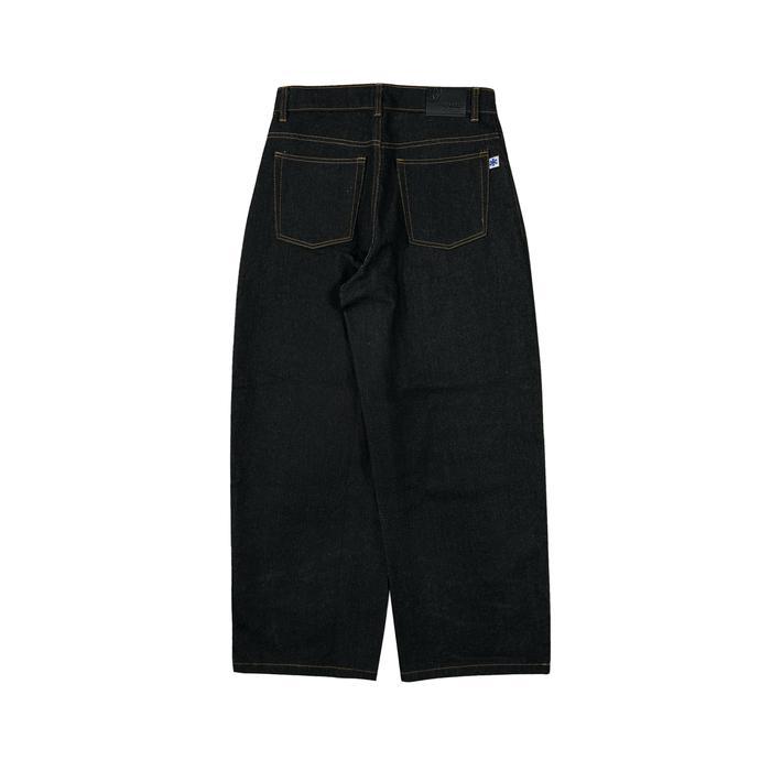 RAW DENIM BAGGY HITAM OSAKA MOODDAY PROJECT