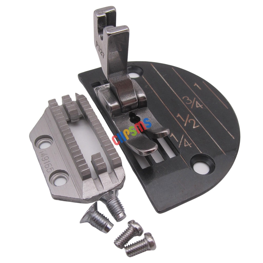 Heavy Needle Plate & Feed Dog & Presser Foot FOR JUKI DDL-555, DDL-8500, DDL-9000 Singer 31-15, 95,