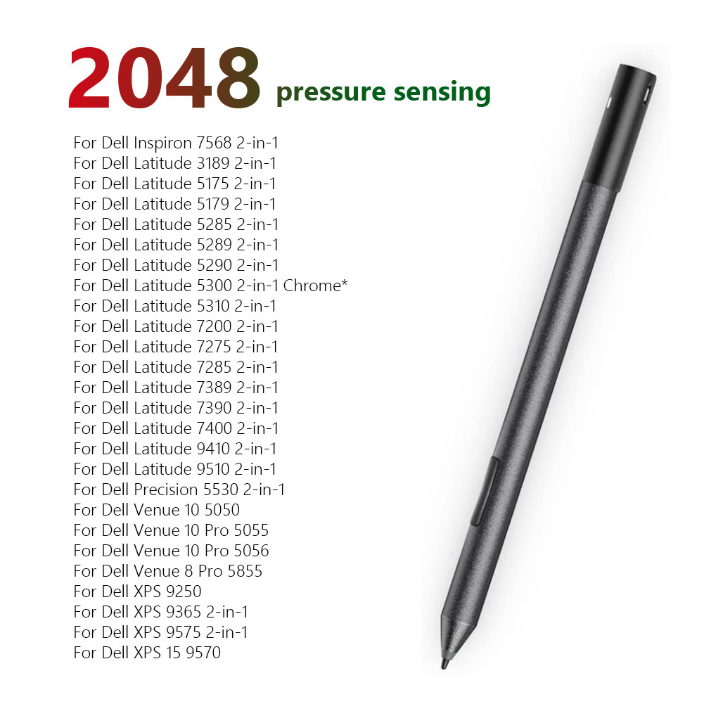 For Dell Active Stylus Pen Bluetooth-Compatible PN557W Stylus Pen Tablet Touch Pen for Dell Latitude