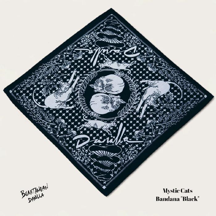 Official Merchandise Danilla "Mystic Cat Bandana" (Black And Blue Slayer) Terlaris