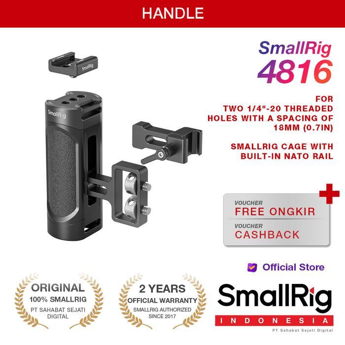 Mini Side Handle Kit untuk Kamera - Grip Samping Ergonomis dengan Adaptor