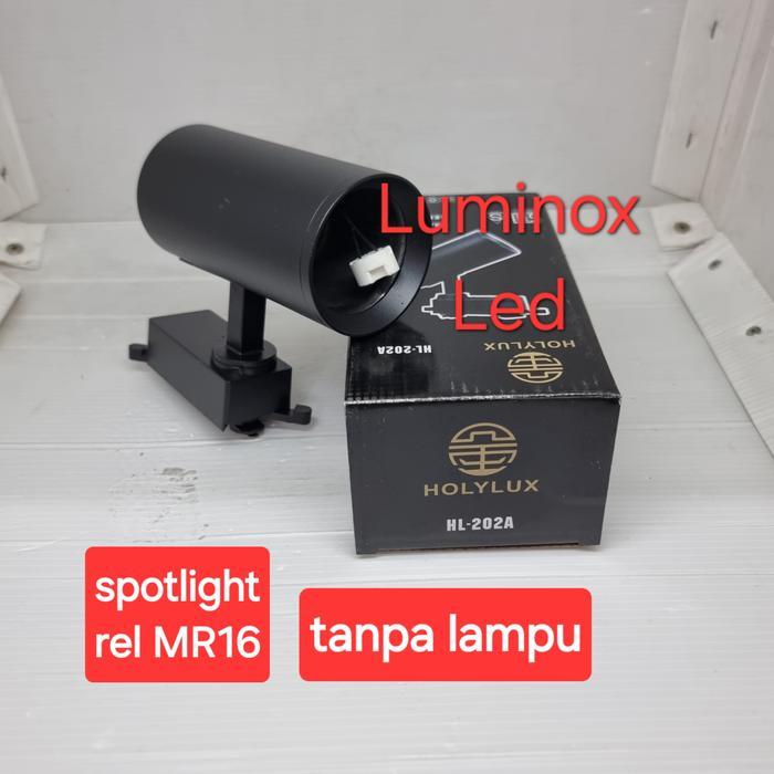 kap sorot track rel mr16 spotlight rel mr16 indoor kaki colok 220volt