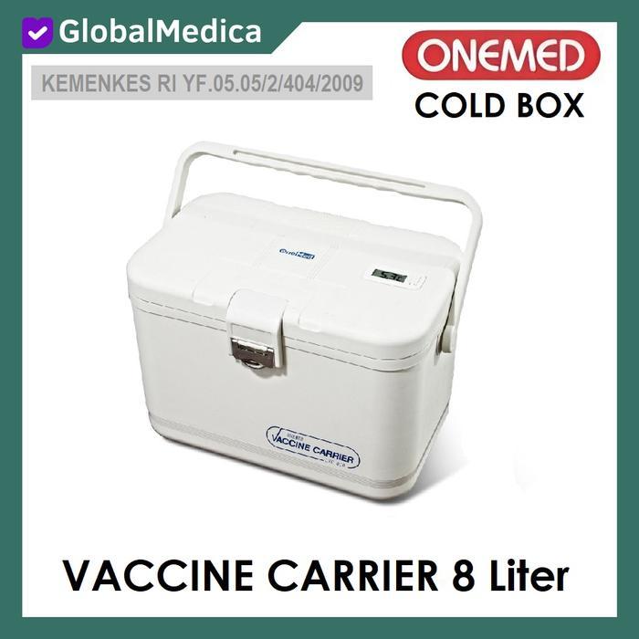 Onemed Vaccine Carrier 8 Liter Box Pendingin Vaksin Cool Box Cold Box Tbk