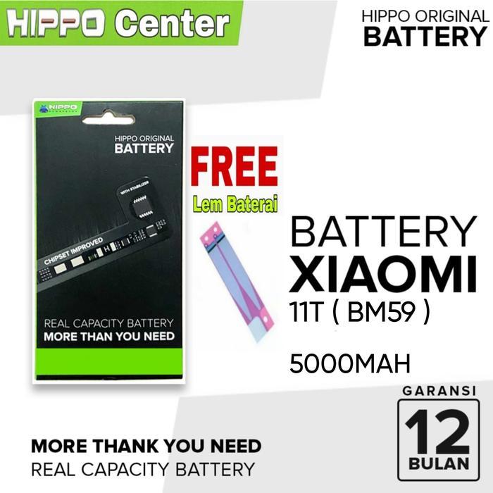 Hippo Baterai Compatible MI 11T / 11 T 5000MAH Kode BATTERY BM59 / BM 59 / BM-59 / BM55 / BM-55 / BM
