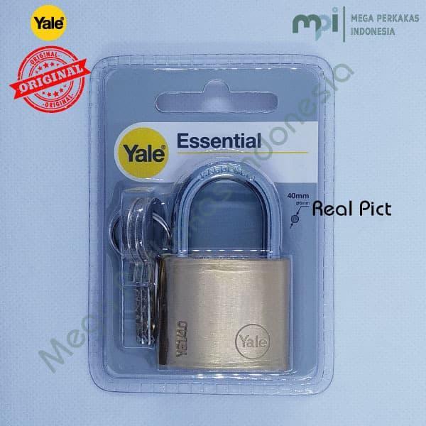 Gembok Padlock Yale Ye1 40 122 Brass Padlock Essential Series