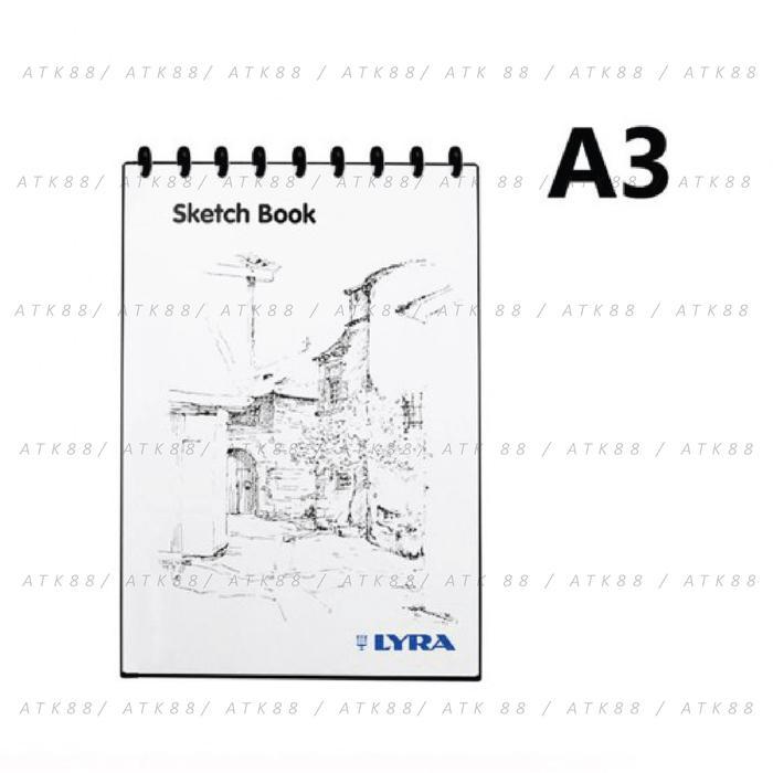 Refill Kertas Sketsa A3 30 Lembar 150gsm - Isi Ulang Buku Sketsa