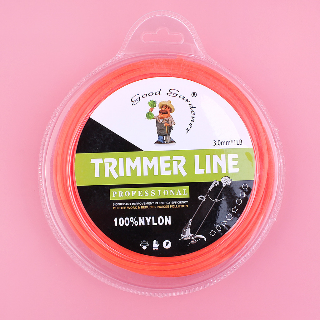 3mm Nylon Trimmer Line Grass Cutter Rope Trimmer Roll Cord Wire String for Strimmer Replacement