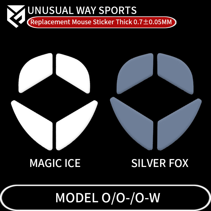 UnusualWaySports Mouse Skates Feet Glorious Model O O- Wireless Cambered Surface PTFE Anti Collapse